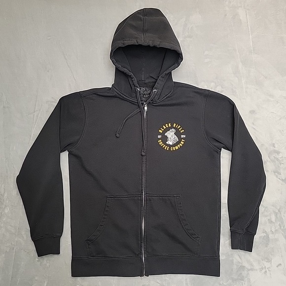 Black Rifle Coffee Company Other - Black Rifle Coffee Company Full Zip Hoodie Men M Black Tactical Rooster Graphic